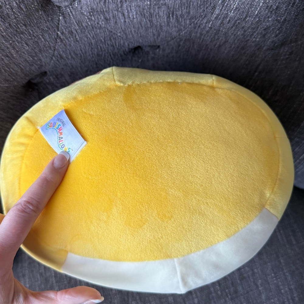 Leigh the Yellow Frog Squishmallow – 12” - Picture 5 of 7